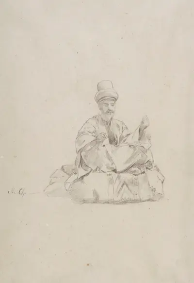 Turkish sage – study av Stanisław Chlebowski