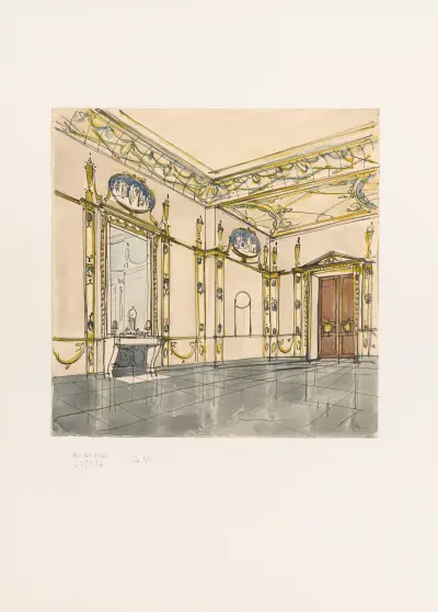 Classicist parlor av Stanisław Noakowski