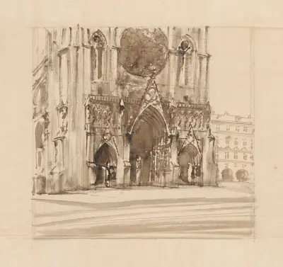 Vienna. Votivkirche av Stanisław Noakowski