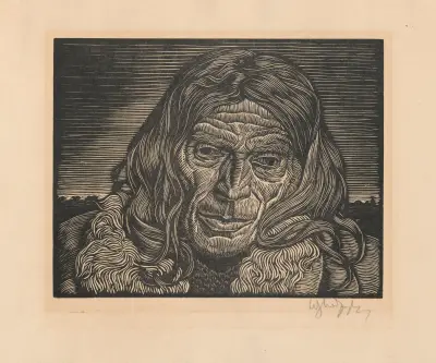 Głowa górala av Władysław Skoczylas