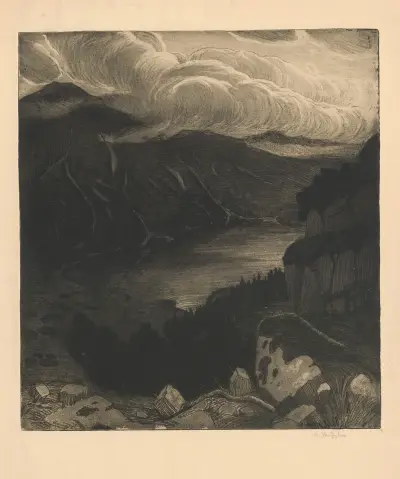 Morskie Oko av Władysław Skoczylas