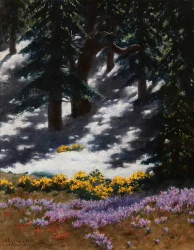 Crocuses and Marsh-Marigolds av Stanisław Witkiewicz