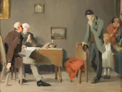 The Prodigal Son. Sketch av Axel Kulle