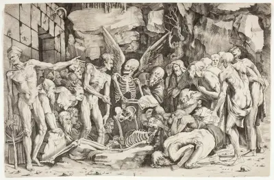 The Skeletons av Baccio Bandinelli