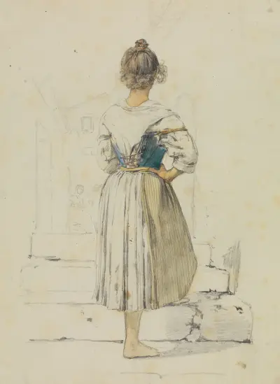 Italienska, ryggvy av Johann Baptist Kirner
