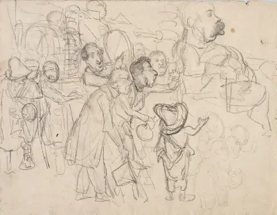 Kirner’s Farewell in Rome av Johann Baptist Kirner