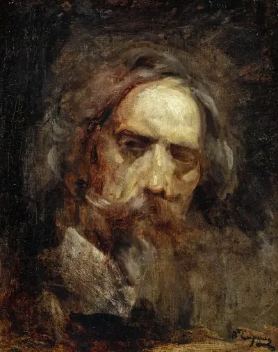 Självporträtt av Jean-Baptiste Carpeaux