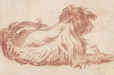 En hund av Jean-Baptiste Greuze