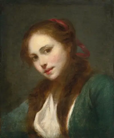 La Polonaise (A Polish Beauty) av Jean-Baptiste Greuze