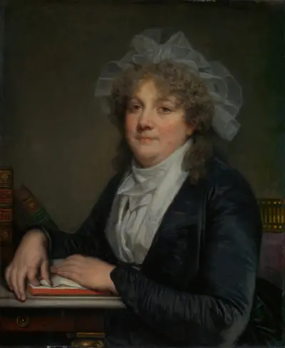Madame Jean-Baptiste Nicolet (Anne Antoinette Desmoulins, 1743–1817) av Jean-Baptiste Greuze