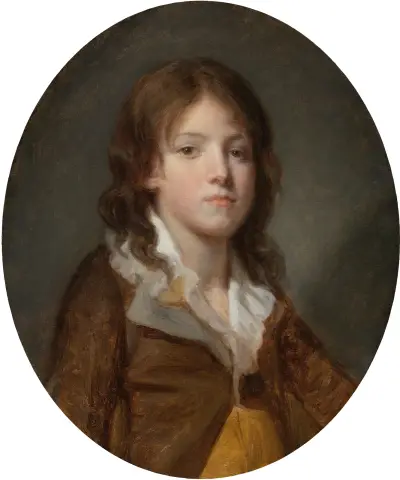 Portrait of A Boy, Sometimes Presumed To Represent Louis-Charles, Duc De Normandie, Dauphin of France av Jean-Baptiste Greuze
