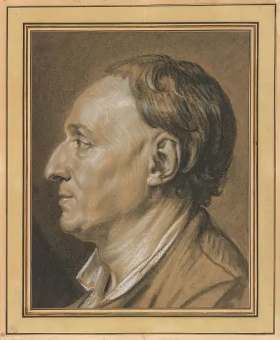 Porträtt av Denis Diderot av Jean-Baptiste Greuze