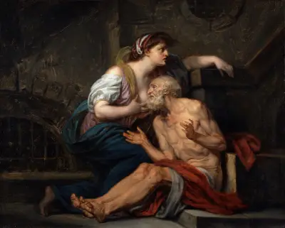Romersk barmhärtighet av Jean-Baptiste Greuze