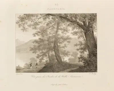 Cadenabia av Jean-Baptiste Isabey