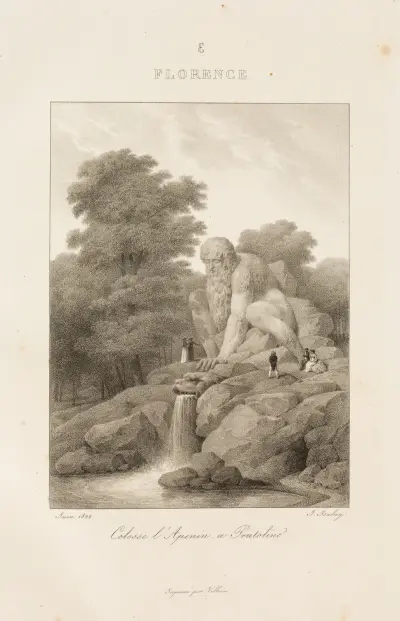 Florence, 1833 – nr 2 av Jean-Baptiste Isabey