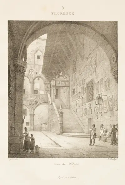Florence, 1833 – nr 1 av Jean-Baptiste Isabey