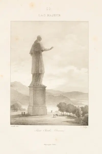 Lac Majeur, 1833 – nr 1 av Jean-Baptiste Isabey