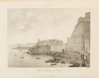Naples, 1833 – nr 5 av Jean-Baptiste Isabey