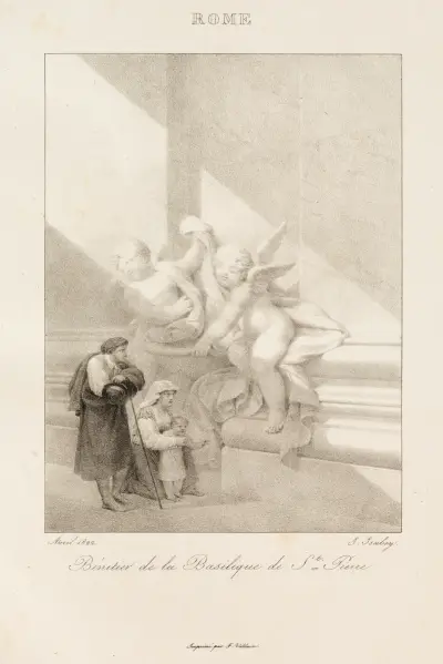 Rome, 1833 – nr 2 av Jean-Baptiste Isabey