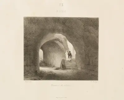Rome, 1833 – nr 3 av Jean-Baptiste Isabey