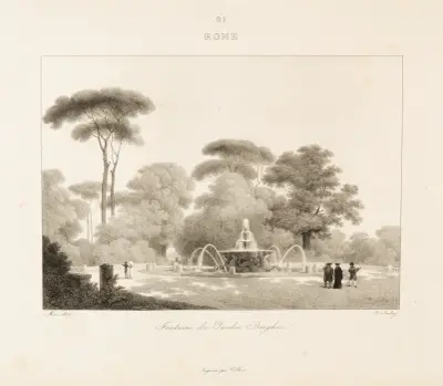 Rome, 1833 – nr 5 av Jean-Baptiste Isabey