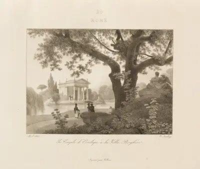 Rome, 1833 – nr 6 av Jean-Baptiste Isabey