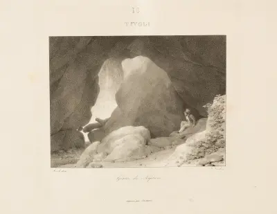 Tivoli, 1833 – nr 2 av Jean-Baptiste Isabey