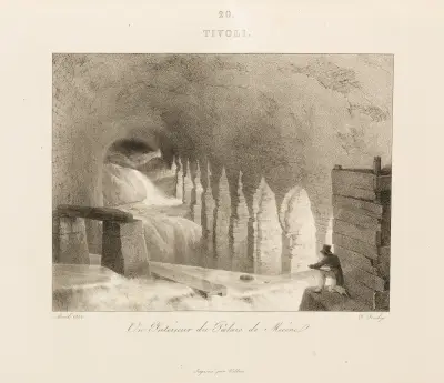Tivoli, 1833 – nr 1 av Jean-Baptiste Isabey