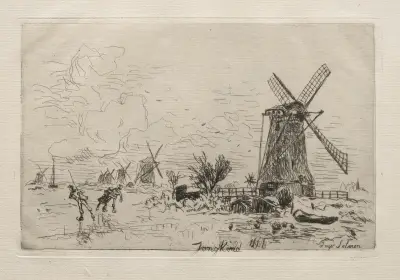 Batavia av Johan Barthold Jongkind