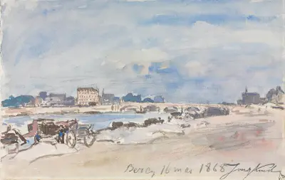 Bercy av Johan Barthold Jongkind