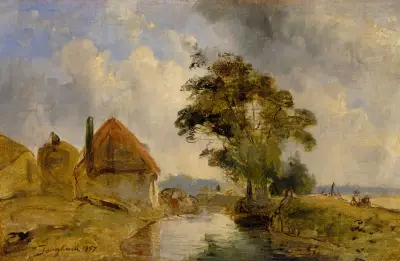 Omnejden kring Breda av Johan Barthold Jongkind