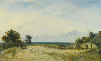 Det nivernesiska landskapet av Johan Barthold Jongkind