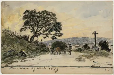 Ornacieux av Johan Barthold Jongkind