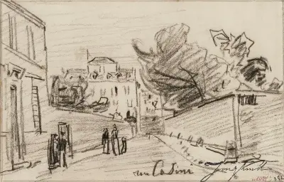 Rue Cassini. 9ème arrondissement av Johan Barthold Jongkind