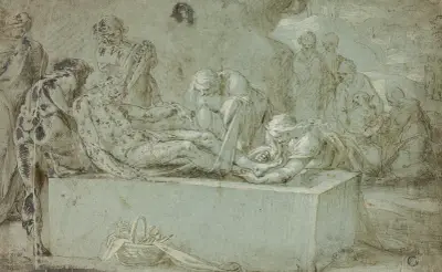 Entombment av Bartholomaeus Spranger