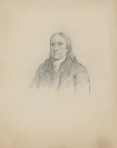 Unidentifizierter Mann, 1825 – Nr. 2 von James Barton Longacre