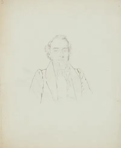 Nieznany mężczyzna, 1835, James Barton Longacre