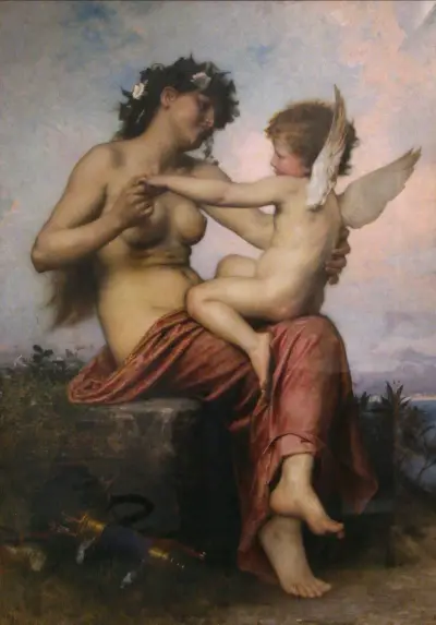 Cupid Captured av Léon-Jean-Basile Perrault