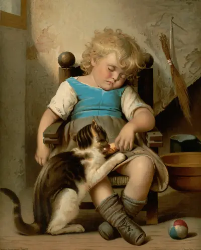 Unconscious Sleeper av Léon-Jean-Basile Perrault