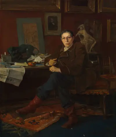 Albert Wolff in His Study av Jules Bastien-Lepage