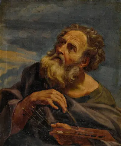 Saint Luke av Giovanni Battista Gaulli