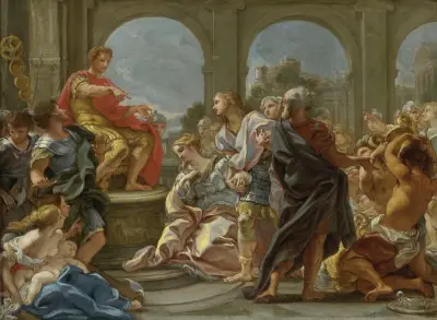 The Continence Of Scipio av Giovanni Battista Gaulli