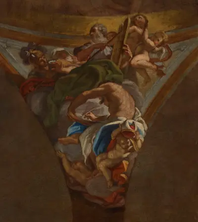 The Lawgivers and Leaders of Israel av Giovanni Battista Gaulli