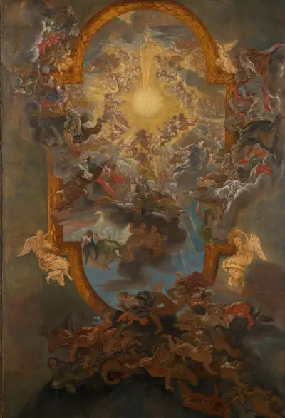 The Triumph of the Name of Jesus av Giovanni Battista Gaulli