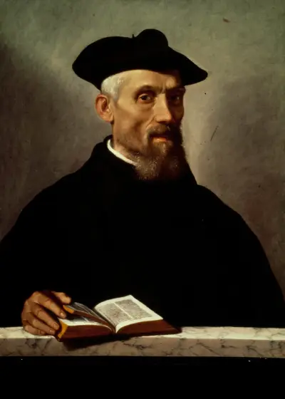 Portrait of an Ecclesiastic av Giovanni Battista Moroni