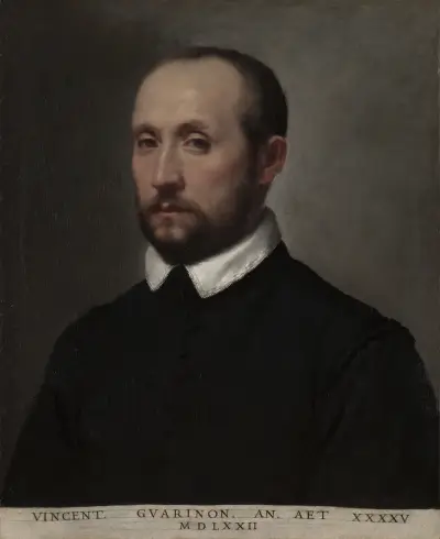 Portrait of Vincenzo Guarignoni av Giovanni Battista Moroni