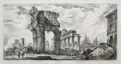 Tempio di Giove Tonante av Giovanni Battista Piranesi