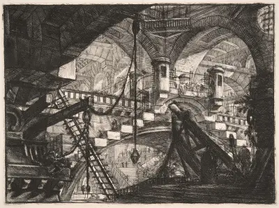 The Arch with a Shell Ornament av Giovanni Battista Piranesi