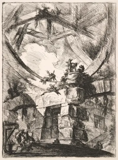 The Giant Wheel av Giovanni Battista Piranesi