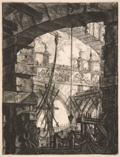 The Grand Piazza av Giovanni Battista Piranesi